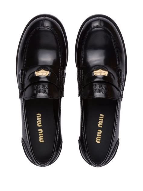 Solid Miu Miu Loafer for Women for sale 